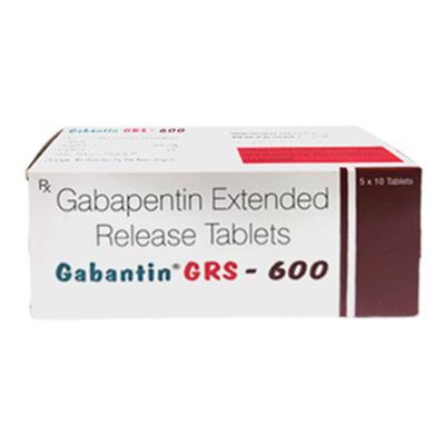 GABANTIN GRS 600 Tablet 10's - Epilepsy/Convulsion-Ant