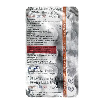VENEW OD 50 Tablet 15's - Depression-Ant