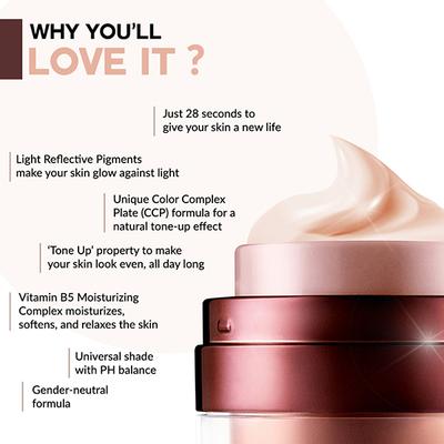 Colorbar Instant Glow Cream for All Skin Types 15 gm - Nail Polish