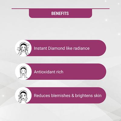 Lotus Herbals Radiant Diamond Cellular Radiance 5 In 1 Facial Kit 1's - Facial Kits