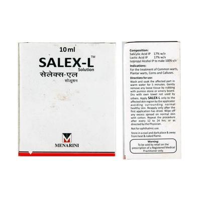 Salex L Solution 10ml - Warts/Calluses/Other Skin Lesion-Ker
