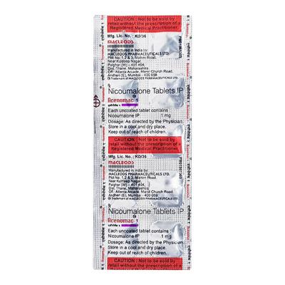 Acenomac 1mg Tablet 10'S - Blood Clot-Ant