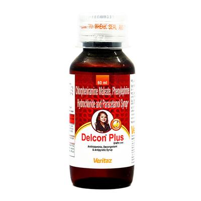 DELCON PLUS Banana Flavour Syrup 60ml - Cough And Cold-Cou