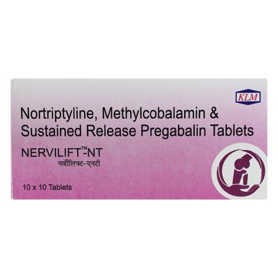 NERVILIFT NT Tablet 10's - Neuropathic Pain-Dru