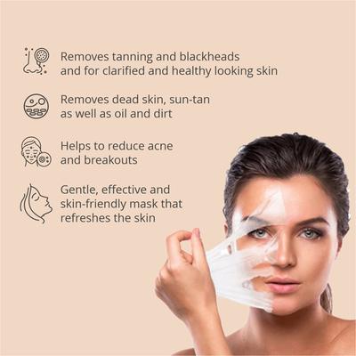 Glamveda De Tan Cooling Peel Off Mask 100 ml - Masks & Peels