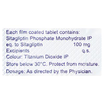 SITAGLYN 100 Tablet 10's - Diabetes-Ant