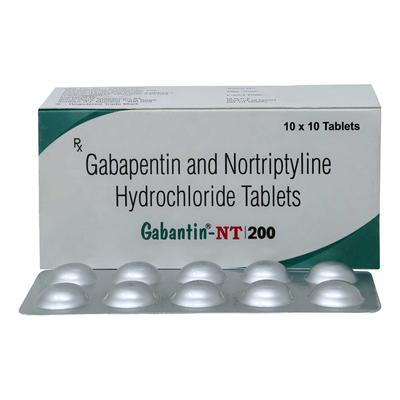GABANTIN NT 200 Tablet 10's - Neuropathic Pain-Dru