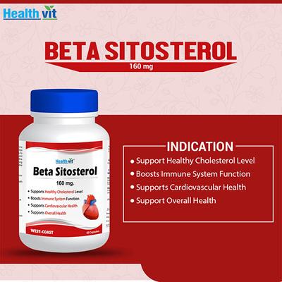 Healthvit Beta-Sitosterol For Cardiovascular Health - capsules 60's - General Health