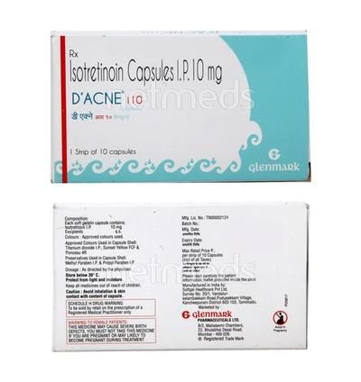 D Acne I 10mg Capsule 10'S - Acne-Acn