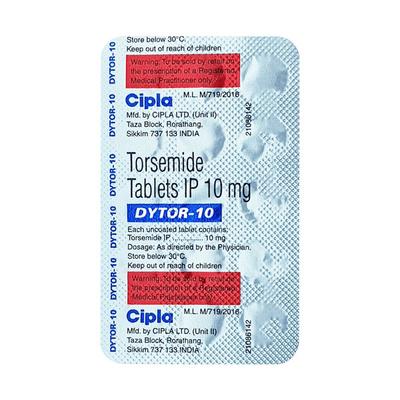 Dytor 10mg Tablet 15'S - Hypertension-Diu