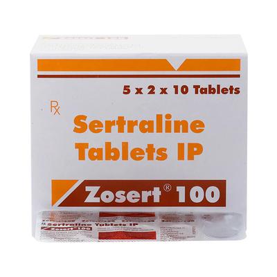 Zosert 100mg Tablet 10'S - Depression-Ant