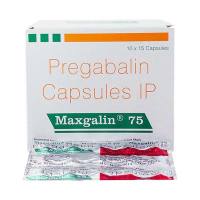 MAXGALIN 75 Capsule 15's - Epilepsy/Convulsion-Ant