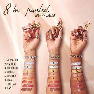Lakme Be-jewel Satin Eye Tint One-Step Liquid Eyeshadow - 01 Quartz 4.5 ml - Eyeshadow, Bases & Primers