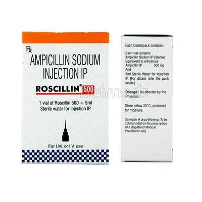 Roscillin 500mg Injection 1's - Bacterial Infections-Pen