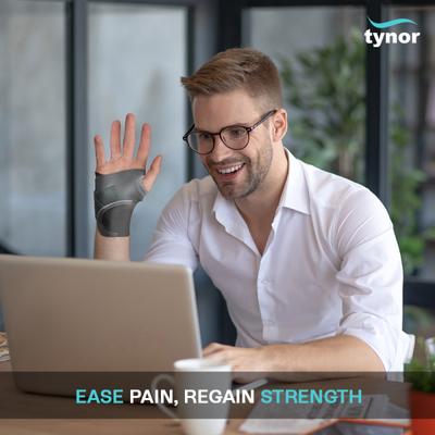 Tynor Wrist Brace with Thumb (One Size Fits All) (E 06) - Knee/Ankle/Leg/Foot Supports
