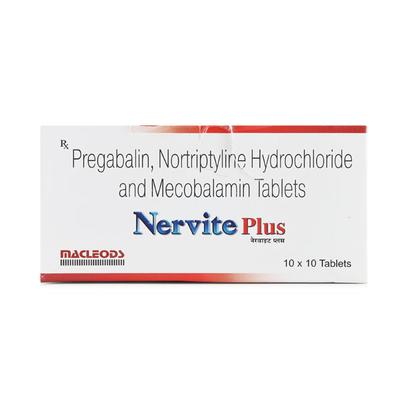 Nervite Plus Tablet 10'S - Neuropathic Pain-Dru