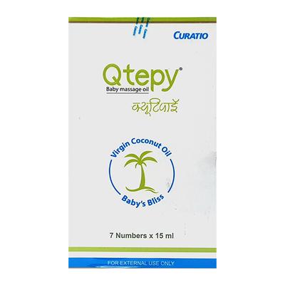 Qtepy Baby Massage Oil 7X15ml - Dry Skin-Oth