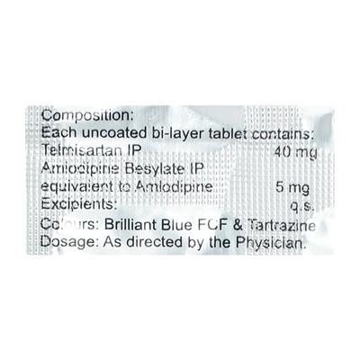 Amlosafe TM 40mg Tablet 10'S - Hypertension-Ang