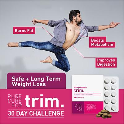 Pure Cure+Co. Navaka Guggulu Trim Tablets 60's - Weight Loss