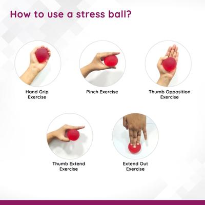 Flamingo Gel Excercise Ball - Red (OC - 2138) (M) - Abdomen/Neck/Arm/Elbow Supports