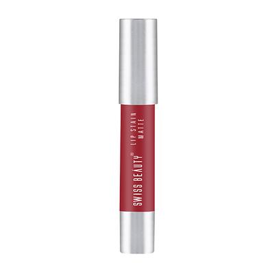 Swiss Beauty Lip Stain Matte Lipstick - (Orange Red) 3.4 gm - Lipsticks