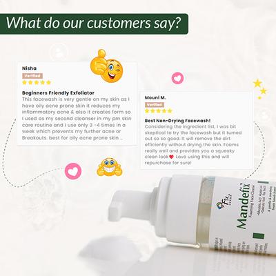 Fixderma Mandefix Foaming Face Cleanser 100ml - Face Wash & Cleansers