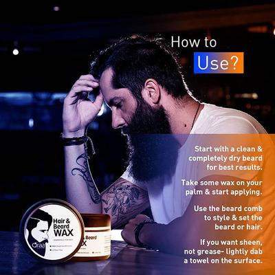 Qraa Men Qraa Hair and Beard Wax - Hair Wax 2's - Face Washes