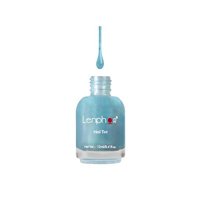 Lenphor Nail Tint Blue Pebbles 03 12 Ml - Nail Polish