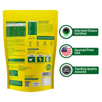 Fast&Up Plant Protein Powder - Rich Chocolate Flavour 1 Kg - Protein Drink