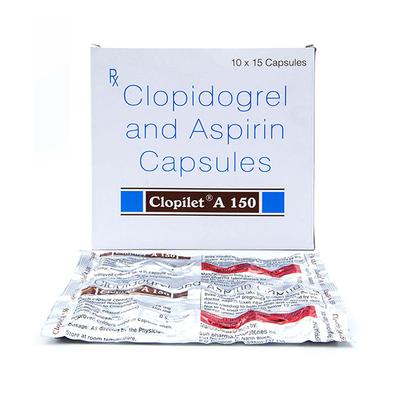 CLOPILET A 150 Capsule 15's - Blood Clot-Ant