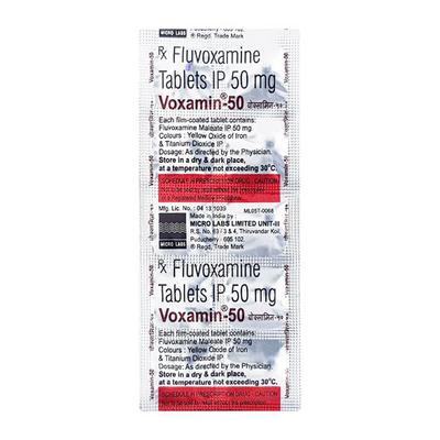 Voxamin 50mg Tablet 10'S - Depression-Ant
