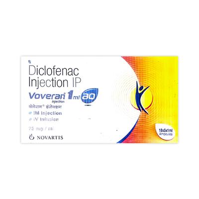 Voveran AQ 75mg Injection 1ml - Pain relief-Nsa
