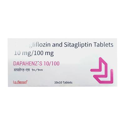 DAPAHENZ S 10/100 Tablet 10's - Diabetes-Ant