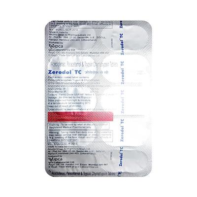 ZERODOL TC Tablet 10's - Pain relief-Nsa