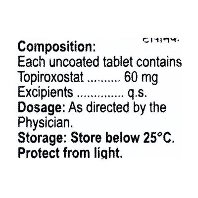 TOPIMAC 60 Tablet 10's - Gout