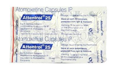 Attentrol 25mg Capsule 10'S - ADHD