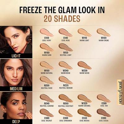 Lakme 9to5 Powerplay Priming Foundation, Built in Primer, Long-Lasting, SPF 20, Cool Cinnamon, 25 ml - Foundation
