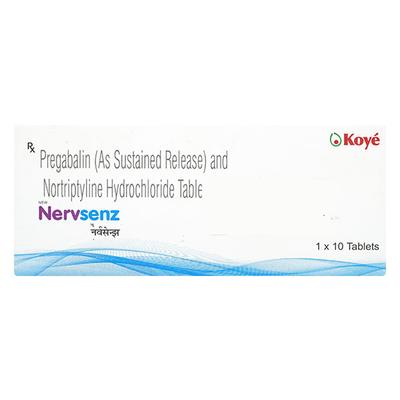 NERVSENZ NEW Tablet 10's - Neuropathic Pain-Dru