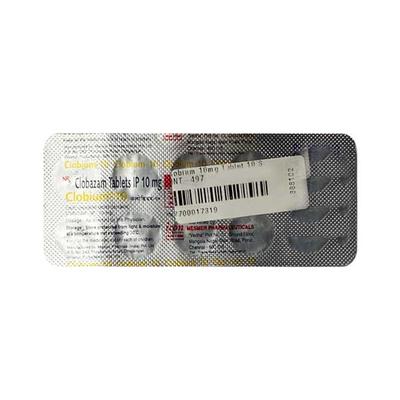 Clobium 10mg Tablet 10'S - Anxiety-Anx