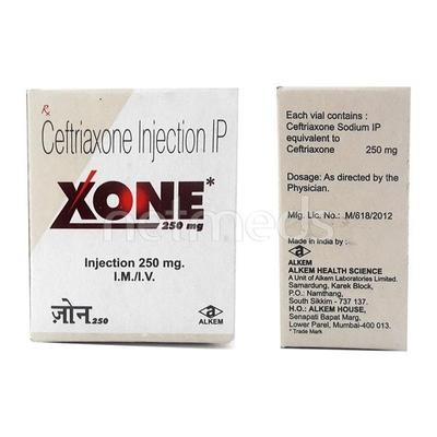 Xone 250mg Injection 1's - Bacterial Infections-Cep