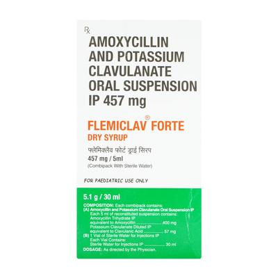 Flemiclav Forte Dry Syrup 30ml - Bacterial Infections-Pen