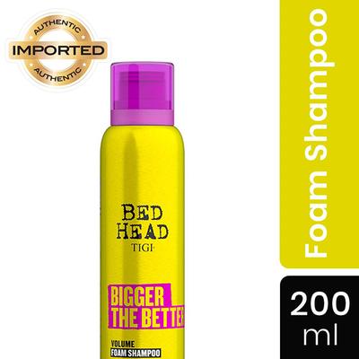 TIGI Bed Head Bigger The Better Volume Foam Shampoo for Fine and Thin Hair 200 ml - Shampoos