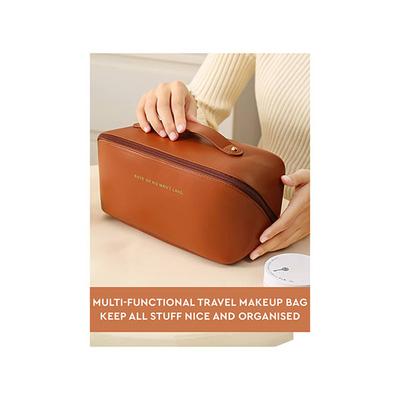 Gubb Makeup Organiser Bag Brown 270 gm - Makeup Bags & Cases