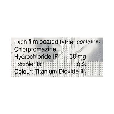 Chlorpromazine 50mg Tablet 10'S - Psychosis-Ans