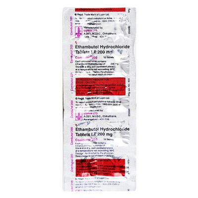 COMBUTOL 200MG TABLET 10'S - Tuberculosis (Tb)-Ant