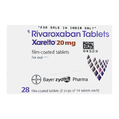 XARELTO 20mg Tablet 28's - Blood Clot-Ant