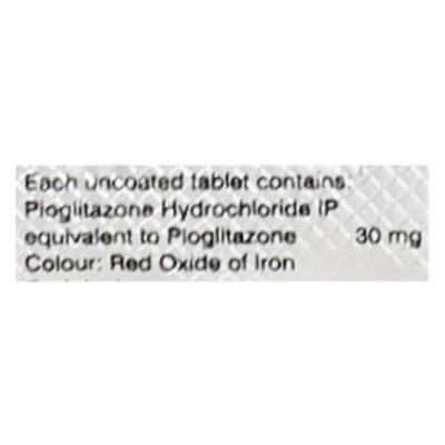 Pioz 30mg Tablet 10'S - Diabetes-Ant