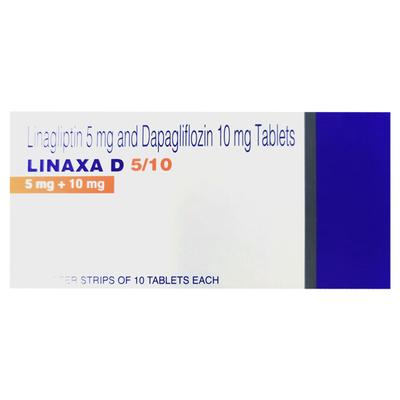 LINAXA D 5/10 Tablet 10's - Diabetes-Ant