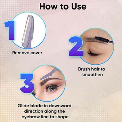 Vega Smooth Eyebrow Shaper for Women for Face, Eyebrows, Upperlips, Chin, Forehead, ESS-02 2's - Face & Eyebrow Razors