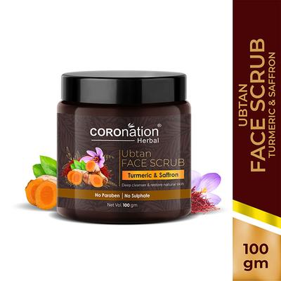 COROnation Herbal Ubtan Face Scrub 100 gm - Scrubs & Exfoliants